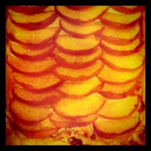 Peaches & Cream Tart